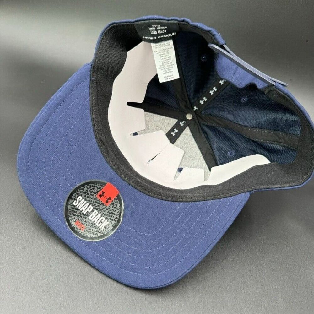 Stephen Curry Under Armour Snapback Script Logo Embroidered OSFA Blue Steph GSW - Picture 8 of 11